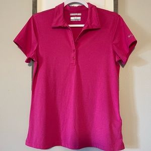 Columbia NWT Womens OMNI-WICK Short Sleeve Polo Top